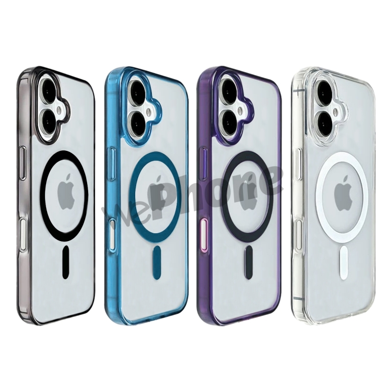 Funda iphone 16 /16 Plus Gstyle Transparente magsafe de 4 colores REF-1980