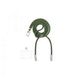 Cordón con adaptador de plástico universal para colgar el móvil, disponible en 21 colores