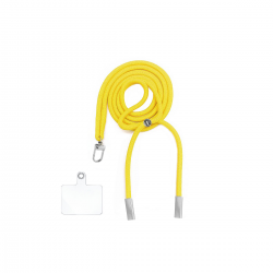 Cordón con adaptador de plástico universal para colgar el móvil, disponible en 21 colores