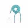 Cordón con adaptador de plástico universal para colgar el móvil, disponible en 21 colores