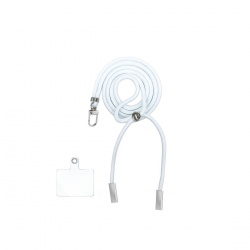 Cordón con adaptador de plástico universal para colgar el móvil, disponible en 21 colores