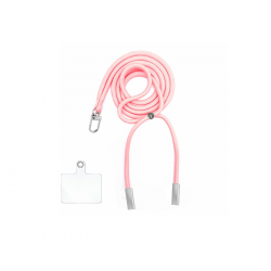 Cordón con adaptador de plástico universal para colgar el móvil, disponible en 21 colores