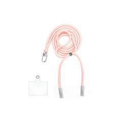 Cordón con adaptador de plástico universal para colgar el móvil, disponible en 21 colores