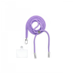 Cordón con adaptador de plástico universal para colgar el móvil, disponible en 21 colores