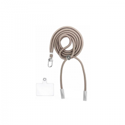 Cordón con adaptador de plástico universal para colgar el móvil, disponible en 21 colores