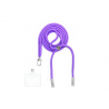 Cordón con adaptador de plástico universal para colgar el móvil, disponible en 21 colores