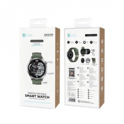 UNICO - New SW2179 Reloj inteligente MActivePro APP Pantalla redonda de 1,43 pulgadas Correa de 22 mm Certificado CE