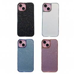 OFERTA  funda pupurina metálica para iPhone y Redmi y Samsung REF:3434