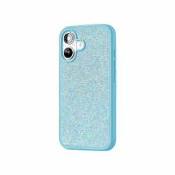 FUANDA DIAMANTE COLOR PASTELES PARA IPHONE16/ 16PLUS Ref:4448