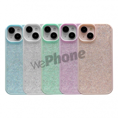 FUANDA DIAMANTE COLOR PASTELES PARA IPHONE16