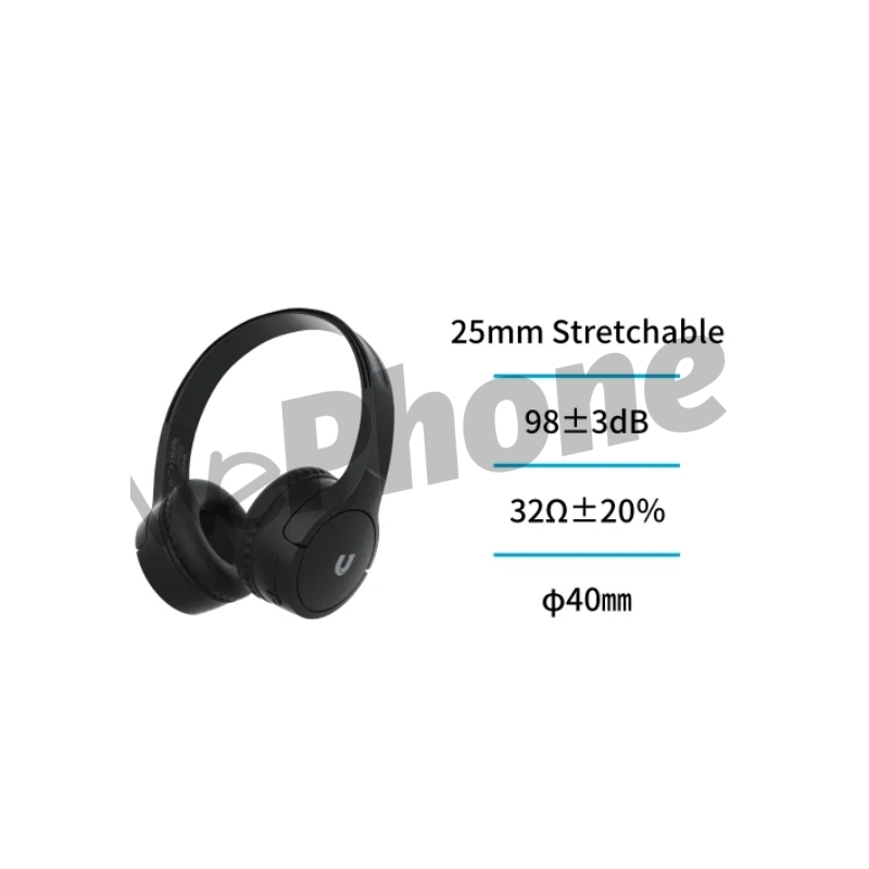 UNI- HP1941 Cascos Auriculares Bluetooth, tipo intrauditivo NEGRO