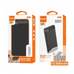 IDUSD-P08A Power Bank 10000mAh LED 100% 10W