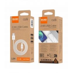 IDUSD Cable Lightning 1.2M 2.4A - C12B ECO