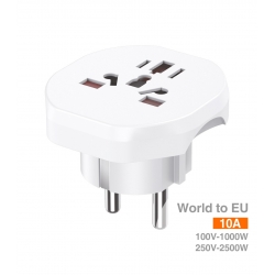 IDUSD-ECO Travel Adapte World To Europe - D01B