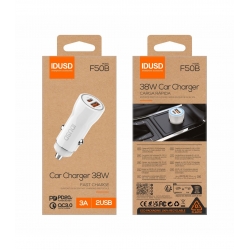 IDUSD-ECO Cargador coche PD+QC 38W - F50B