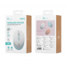 UNICO - MS2116 Ratón inalámbrico Macaron 4D BLANCO