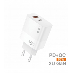 IDUSD-GaN 65W PD 2USB A+C - D130B Carga Rápida