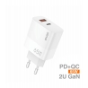 IDUSD-GaN 65W PD 2USB A+C - D130B Carga Rápida