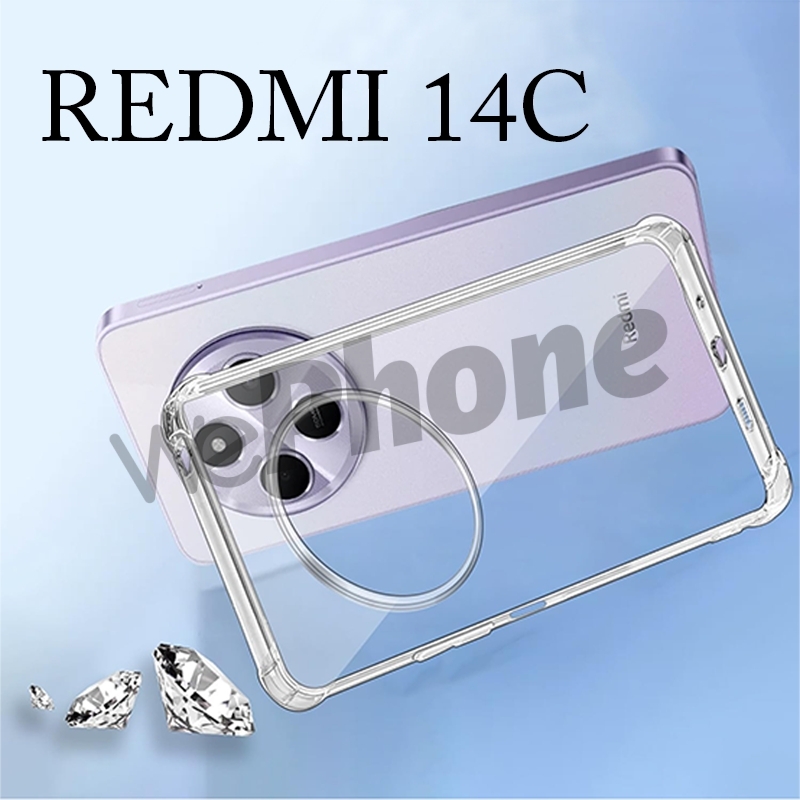 Funda Gstyle Transparente de 4 colores para REDMI 14C