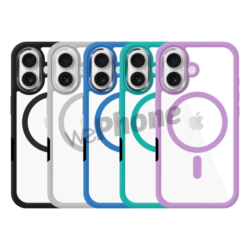 Funda transparente magnética con estilo y protección para Iphone 16/16plus REF-5018