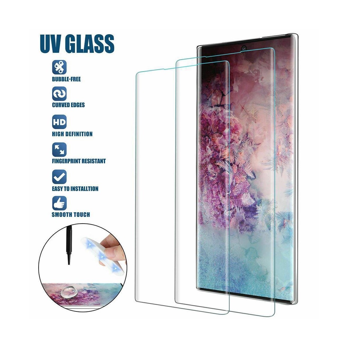 XIAOMI NOTE 10 Cristal Templado Curvo UV