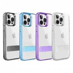 Funda Gstyle Transparente con soporte para IPHONE SERIE Ref:1997