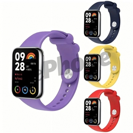 Wephone Correa--Para Xiaomi mi band 8 pro Miband correa de silicona pulsera de reloj inteligente REF:3526