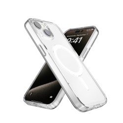 Funda Transparente duro como Apple Magsafe iphone 15-Ref 3113
