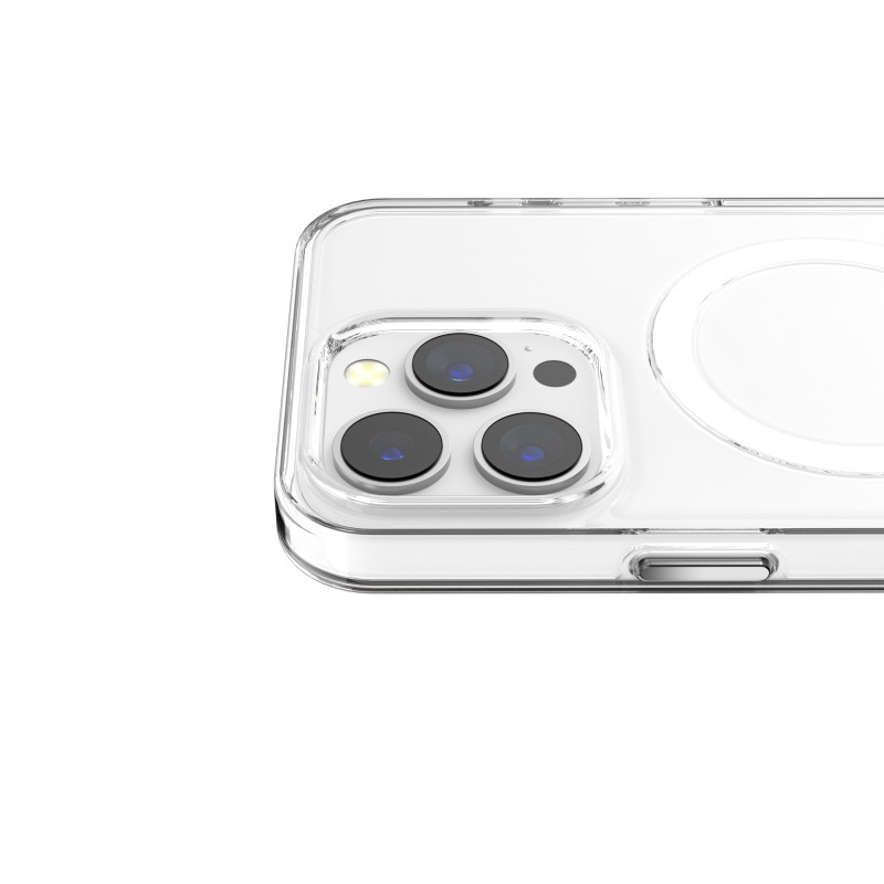 Funda Transparente duro como Apple Magsafe iphone 15 Pro max-Ref 3113