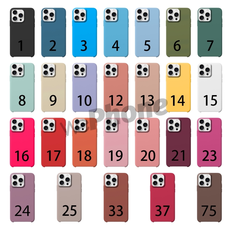 Funda ultrasuave de silicona líquida de alta calidad para iPhone 16 PRO Funda ultrasuave de silicona líquida de alta calidad para iPhone 16 PRO