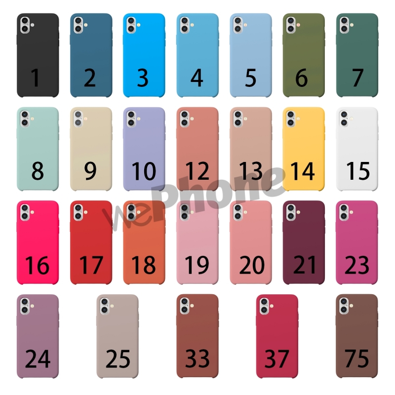 Funda ultrasuave de silicona líquida de alta calidad para iPhone 16 Funda ultrasuave de silicona líquida de alta calidad para iPhone 16