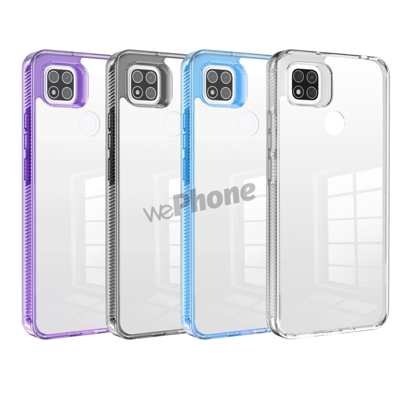 La funda Gstyle transparente está disponible en cuatro colores para REDMI 9C