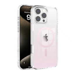 Funda Transparente Degradada y Antiamarilleo Compatible con MagSafe para Iphone Serie Ref:5414