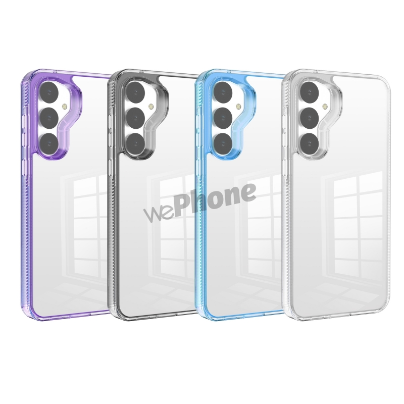 La funda Gstyle transparente está disponible en cuatro colores para SAMSUNG A55 Ref:2024