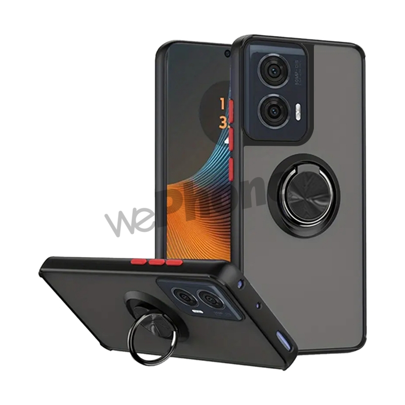 Funda Mate de Anillo Moto G85 5G 360°| Wephone Mayorista Funda Mate de Anillo Moto G85 5G 360°| Wephone Mayorista