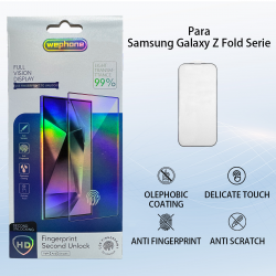 Protector de Pantalla para Samsung Galaxy Z Fold 5 - Alta Transparencia, Resistente a Arañazos, Compatible con Huella Digital