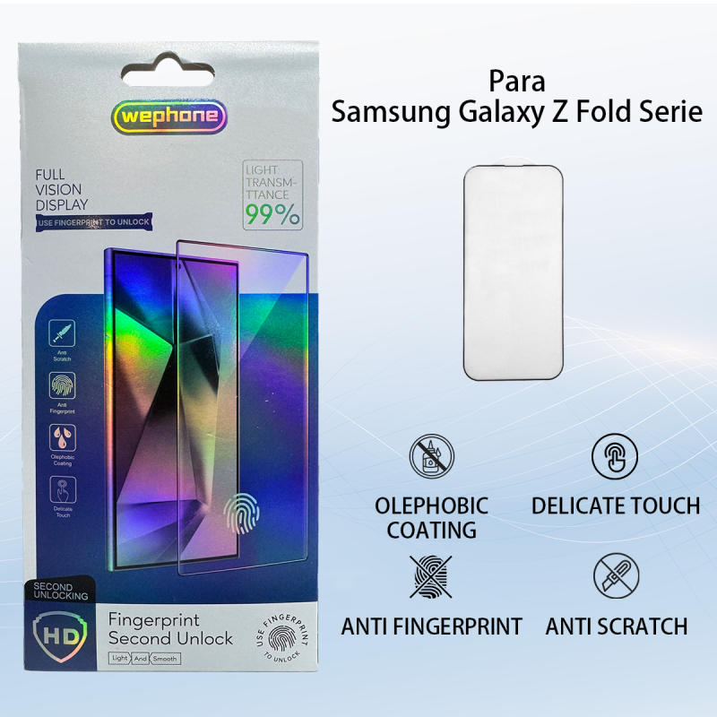 Protector de Pantalla para Samsung Galaxy Z Fold 3 - Alta Transpare...