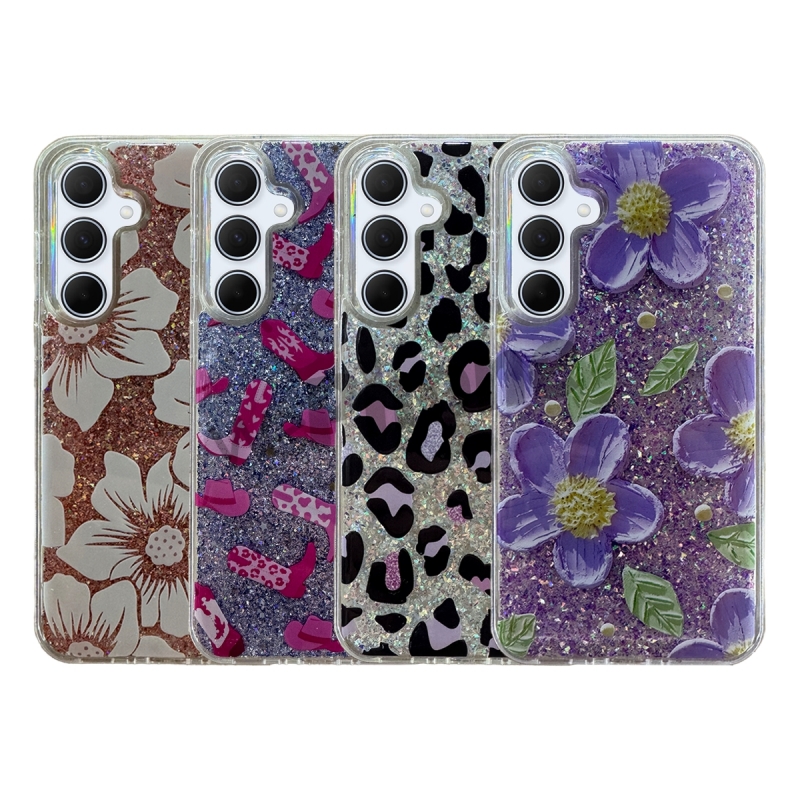 Funda movil con Brillo Estelar y Arte en Resina para SAMSUNG S25 REF: 3458