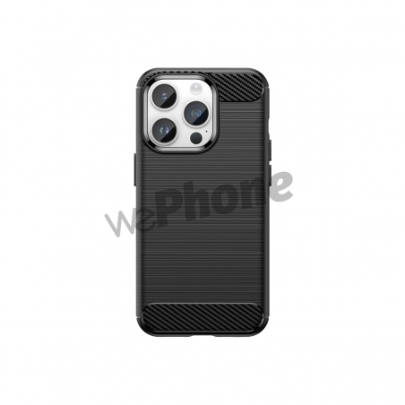 IPHONE 15 PRO CARCASA TPU CARBON FIBER