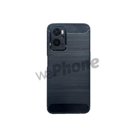 OPPO A76 CARCASA TPU CARBON FIBER NEGRO