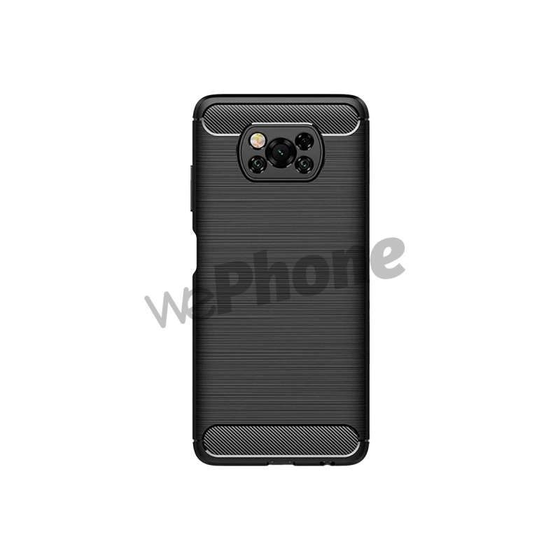 POCO X3 CARCASA TPU CARBON FIBER