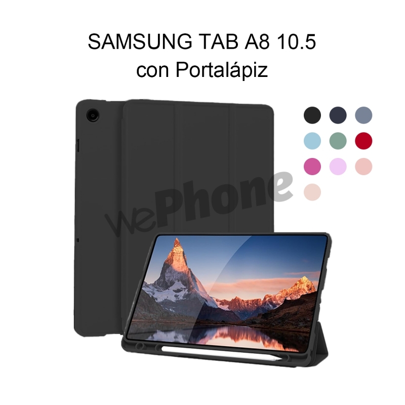 SAMSUNG TAB A8 SMART COVER con Portalápiz