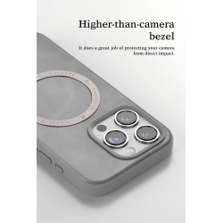 Estilo Empresarial con MagSafe: Funda de Cuero Premium para iPhone ...