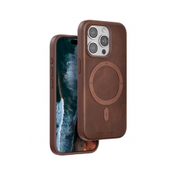 Estilo Empresarial con MagSafe: Funda de Cuero Premium para iPhone ...
