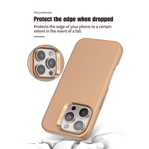 Funda Magnética con Textura de Fibra de Carbono con MagSafe para IP...