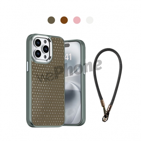 Funda para Teléfono con Microdiamantes y Correa a Juego – Protección y Estilo en Cuatro Colores  REF:5513