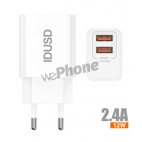 IDUSD Smart Charger 2-USB 2.4A - D40B