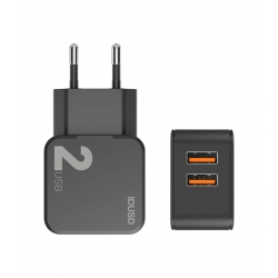 IDUSD Charger 2USB 2.4A + USB-C 2M - D83A