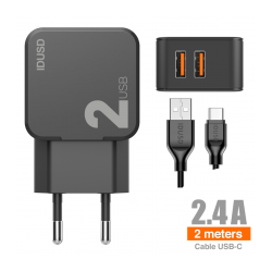 IDUSD Charger 2USB 2.4A +...