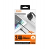 IDUSD Charger 2USB 2.4A + USB-C 2M - D83A